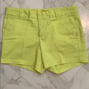 Milly for Banana Republic Lime Green Shorts